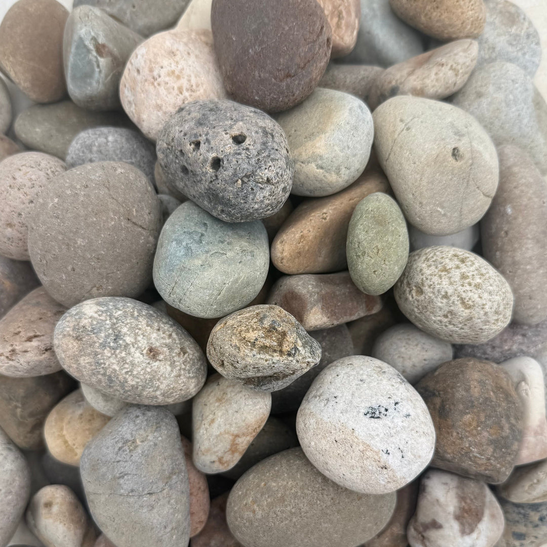 Buff Mexican Beach Pebbles
