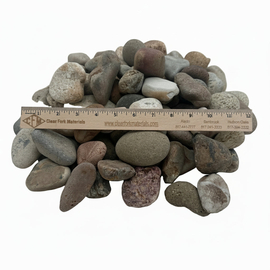 Buff Mexican Beach Pebbles
