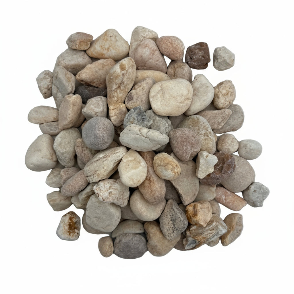 Golden Sunset River Rock