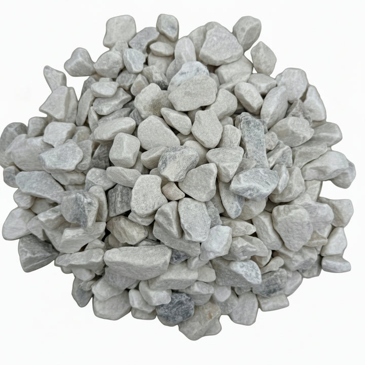 White Crushed Marble