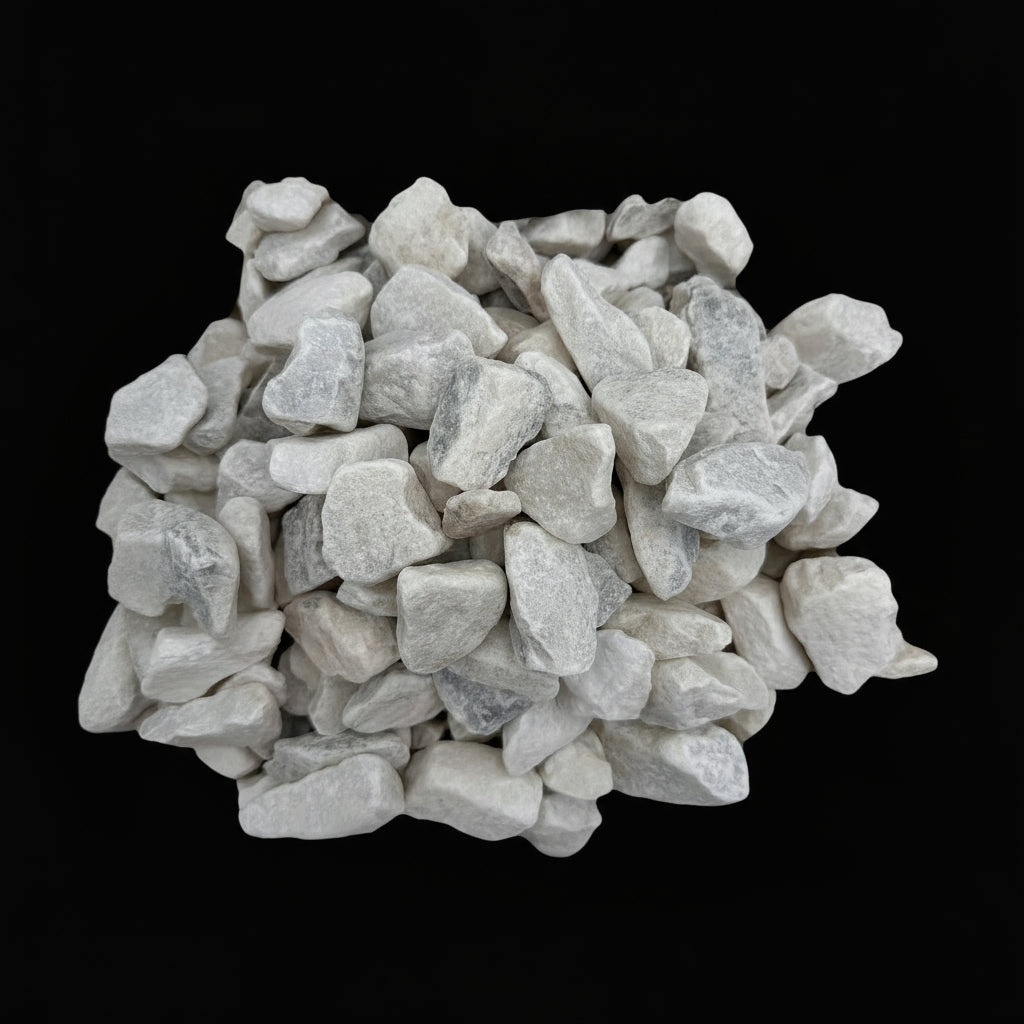 White Crushed Marble